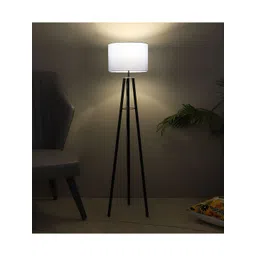 TU CASA Blue & Black Cylindrical Shaped Floor Lamp image 5