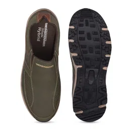 Weinbrenner Men Textured Comfort Insole Contrast Sole Slip-On Sneakers image 4