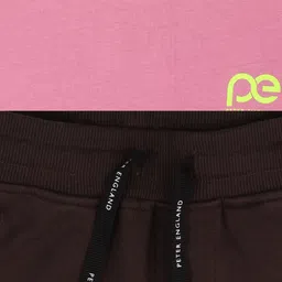 Peter England Boys Printed Pure Cotton T-shirt with Pyjama Set image 5