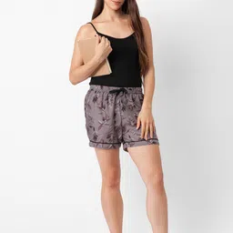 NOIRA Women Pack Of 2 Printed Lounge Shorts image 2