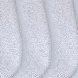 SIDEWOK Men Pack Of 5 White Solid Pure Combed Cotton Ankle-Length Socks image 3