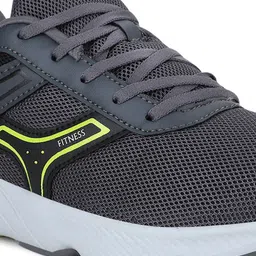 Campus Men Grey Mesh Running Shoes image 4