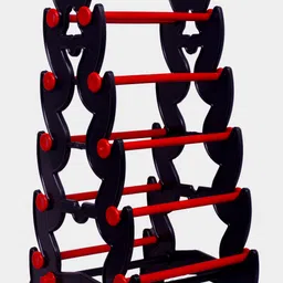 eramasher stoneware Plastic Bangle Holder Rack for Women – Space Saving Design Jewellery Organizer image 2