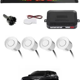 zplus Universal 4 White Reverse Parking Sensor With LED Display For Cars-108 Safety of Passengers/Car One Alarm Kit-1155 Parking Sensor-picture-22