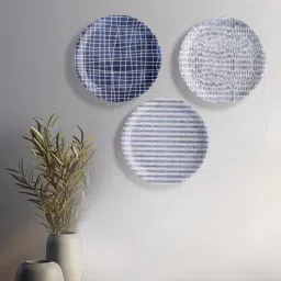 nestroots Nautical Nightfall Wall Plates Set of 3-picture-29