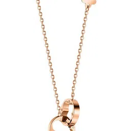 MYKI Rose Gold Gold Plated Stainless Steel Pendant with Chain image 5