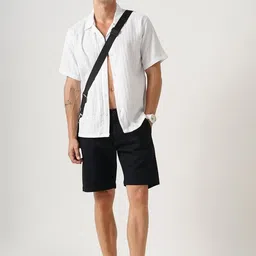 British Club Men Slim Fit Low-Rise Outdoor Regular Shorts image 5