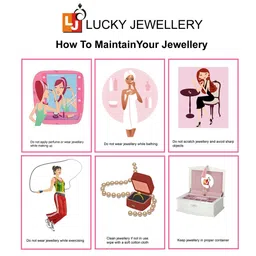 LUCKY JEWELLERY 18k Gold Plated Twisted Contemporary Drop Earrings image 2