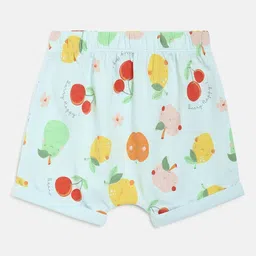 MINI KLUB Infants Pack Of 3 Printed Mid Rise Regular Shorts image 2