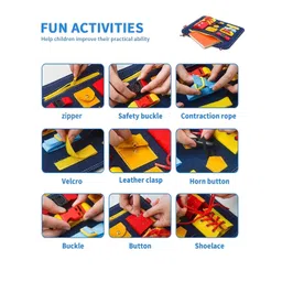 Kidology Kids Montessori Busy Board Learning and Development Toys image 5