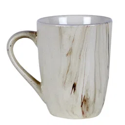 CDI White & Brown Printed Ceramic Glossy Mugs Set of Cups and Mugs image 2