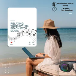 Clairbell 10W Bluetooth Speaker with 6 Hours Wireless Playback ,RGB Light speakerGH158 10 W Bluetooth Party Speaker image 5