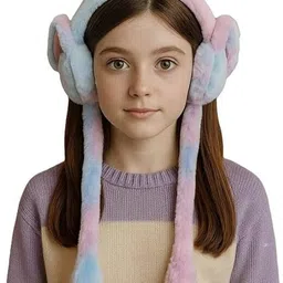 shubhspace Rabbit Bunny Design Soft Foldable Ear Moving Earmuff for Girls & Kids Ear Muff Ear Muff-picture-10