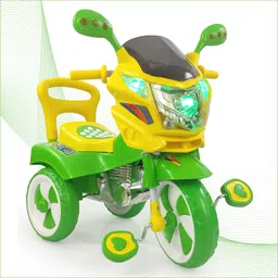 dash Stylish Kids Tricycle , tricycles , Kids Cycle , Ride on for boy and Girl for 2 to 5 Years with Under seat Storage Space, Lights and Music. DASH1_Victor_DX-Green Tricycle-picture-13