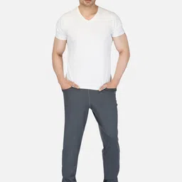 IMPERATIVE Men Grey Solid Stretchable Rapid-Dry Training & Gym Joggers image 5