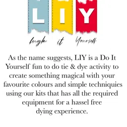 luyk Kids Red & White Tie & Dyed DIY Night Suit Kit image 2