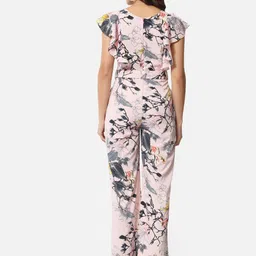 ALL WAYS YOU Floral Printed Waist Tie Ups Basic Jumpsuit with Ruffles image 5