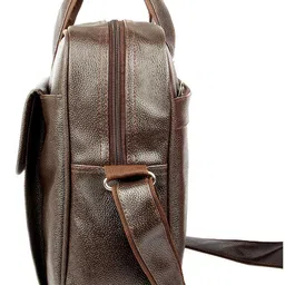bagneeds Men Brown Messenger Bag - Extra Spacious image 3