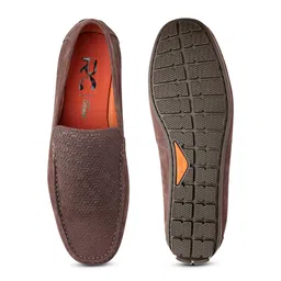 Ruosh Men Textured Square Toe Loafers image 5