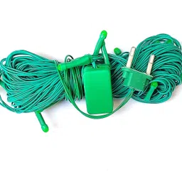 illuminator 40 LEDs 12 m Green Steady Bulb Rice Lights image 2