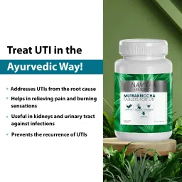 Namyaa Mutrakriccha Tablets for UTI - Fast relief of UTI Pain, Burning & Urgency | Strengthens Urinary Tract | With Cranberry Extract image 2