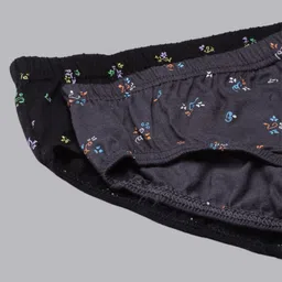 DIXCY SCOTT Slimz Women Pack Of 4 Assorted Printed Hipster Briefs image 2