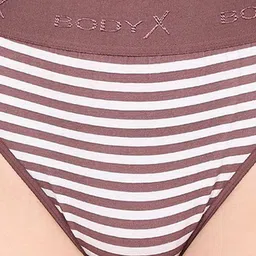 BODYX Pack Of 3 Printed Mid-Rise Basic Briefs - BX517-MULTI-3PCS-S image 5