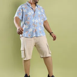 Instafab Plus Size Floral Printed Classic Regular Fit Casual Shirt image 3