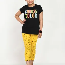 IndiWeaves Girls Pack of 5 Printed High Rise Pure CottonCapris image 5