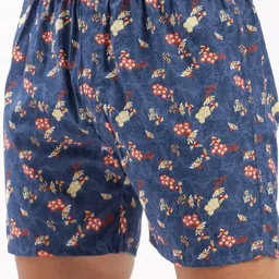 SHOWOFF Printed Slim Fit Boxers 143-6_Blue image 3