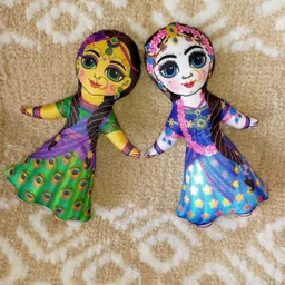 uas achyuta expert trading co UAS LALITA VISHAKHA SOFT TOYS- 7 inch image 5