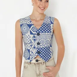 theclassictogs Printed Women Waistcoat image 2