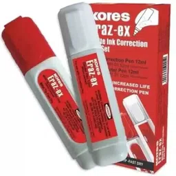 sunrise trading Kores Eraz ex 12 ml 7 mm Correction Pen with Diluter image 2