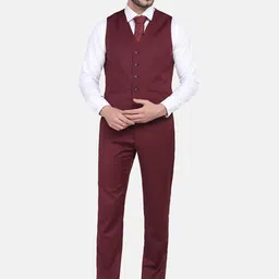 Blackberrys Men Slim-Fit Single-Breasted Four-Piece Formal Suit image 4