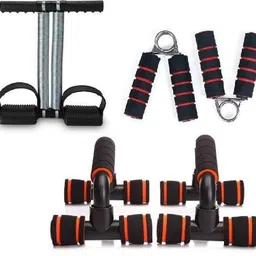 fitronyx DOUBLE SPRING TUMMY TRIMMER WITH PUSH UP STAND AND FOAM HAND GRIPPER Fitness Accessory Kit Kit-picture-30