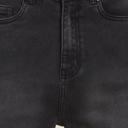 Dennis Lingo Men Mid-Rise Light Fade Relaxed Fit Stretchable Black Jeans image 5