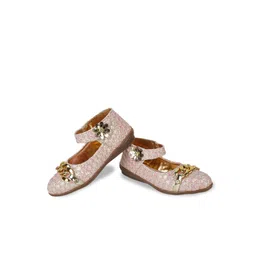 BAESD Girls Textured Embellished Ballerinas image 5