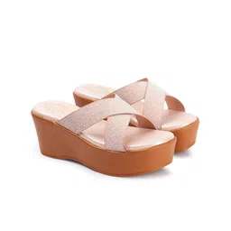 Denill Embellished Open Toe Wedges image 3