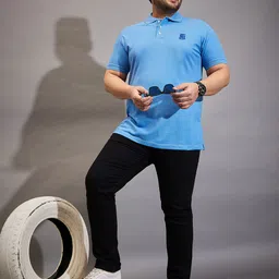 bigbanana Plus Size Men Mid-Rise Clean Look Stretchable Jeans image 3