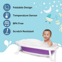 luvlap Splash and Fold Baby Folding Bathtub image 2