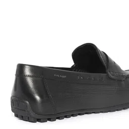 RARE RABBIT Men Saffian Textured Leather Formal Loafers image 3