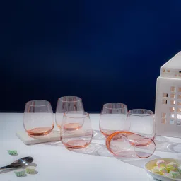 luminarc (Set of 6) 370 ml, Maine Salmon Pink Water Glass image 1