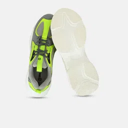 Big Fox Men Grey Textured Sneakers image 4