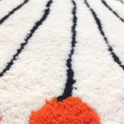 Safiya Carpet Grey Ethnic Motifs Hand-Tufted Woollen Carpets image 4