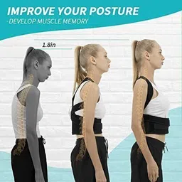 renoria MPC Posture Corrector Belt for Men & Women | Shoulder Alignment & Pain Relief Posture Corrector image 2