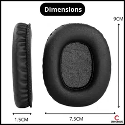 Crysendo Headphone Cushion for Marshall Monitor Over-Ear Headphone Over The Ear Headphone Cushion image 2