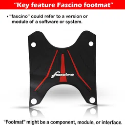 weyride Scooter Scooty Mat Two Wheeler Floor Foot Mat for Fascino Way_a Yamaha Fascino Two Wheeler Mat image 4