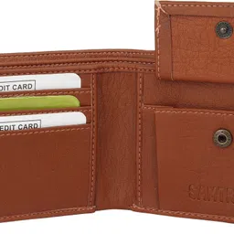 samtroh Men Tan Artificial Leather Wallet - Regular Size image 4