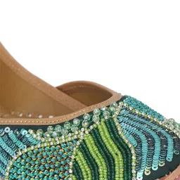 NR By Nidhi Rathi Embellished Ethnic Mojaris image 2