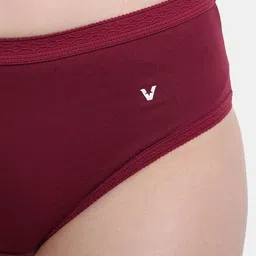 VStar Women Pack Of 3 Assorted Pure Combed Cotton Bikini Briefs image 2
